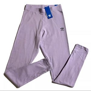 adidas Originals Women's Mid Rise Standard Length Tights Hope Lavender S M